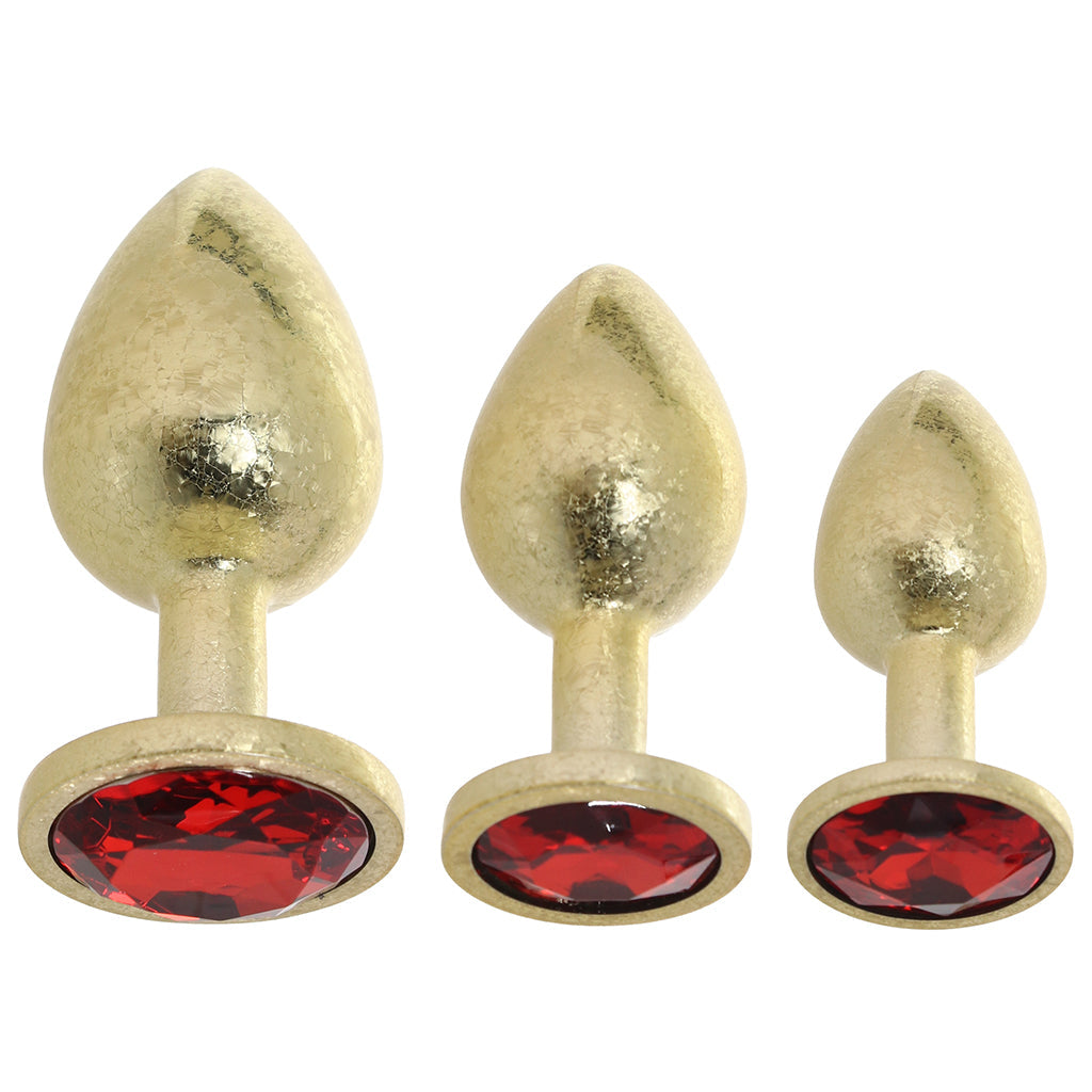 Ouch! Milan Collection Metal Anal Plug Set - Tophatter's Adult Sex Toys Online Anal Sex Toys > Butt Plugs - Tophatter Daily Deals