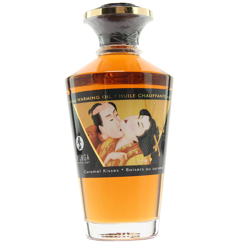 Aphrodisiac Warming Oil 3.5oz/100ml in Caramel Kisses Sensual Love > Massage - Tophatter Daily Deals
