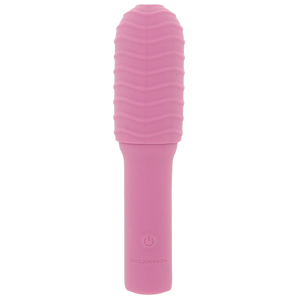Pocket Rocket Elite Vibe with Texture Sleeve in Pink Vibrators > Bullet and Egg Vibrators - Tophatter Daily Deals