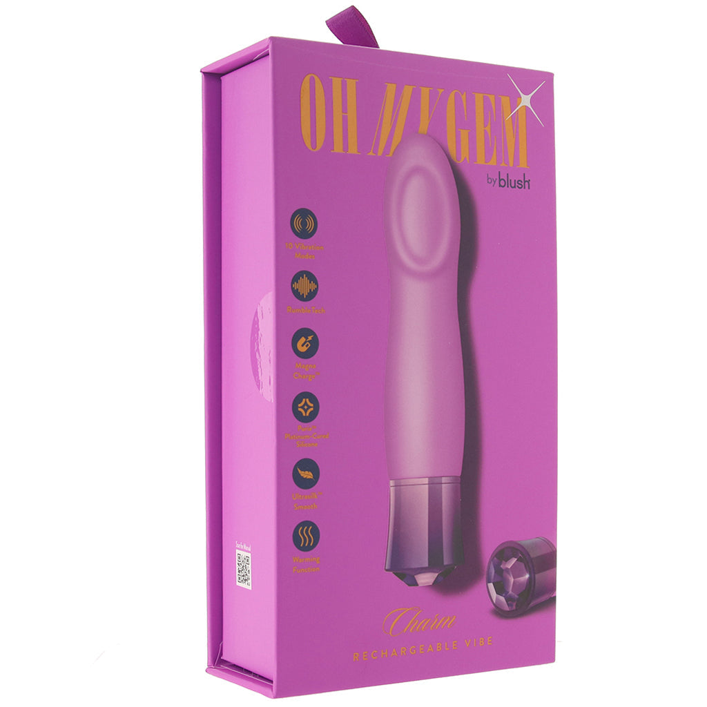 Oh My Gem Charm Vibe Vibrators > Clitoral Stimulators - Tophatter Daily Deals