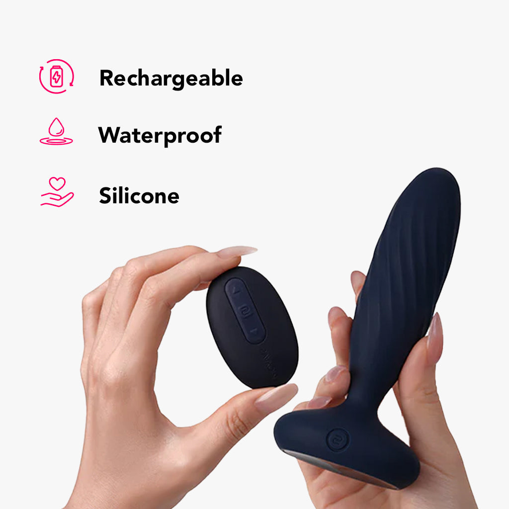 Jordan App-Controlled Thrusting Anal Vibe - Tophatter's Vibrator Deals Online Anal Sex Toys > Butt Plugs - Tophatter Daily Deals