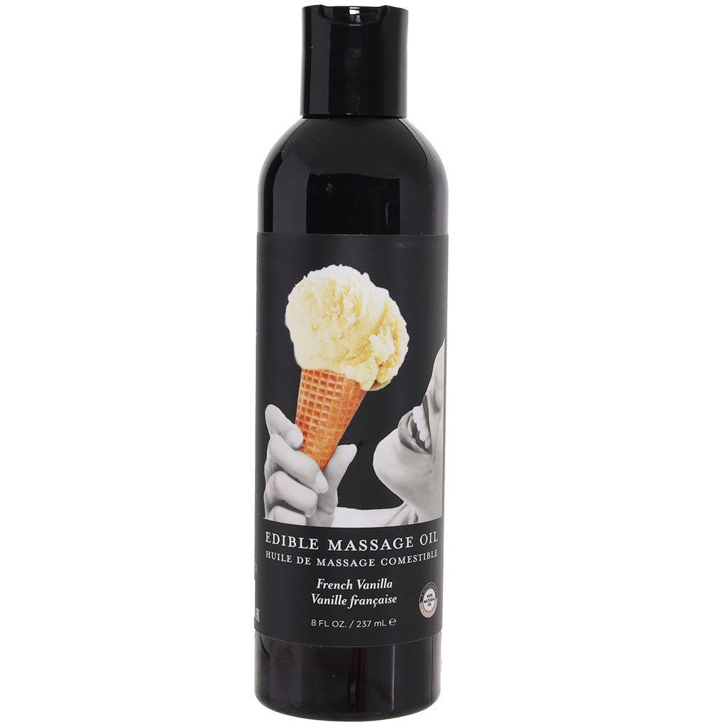 Edible Massage Oil 8oz/236ml in Vanilla Sensual Love > Massage - Tophatter Daily Deals