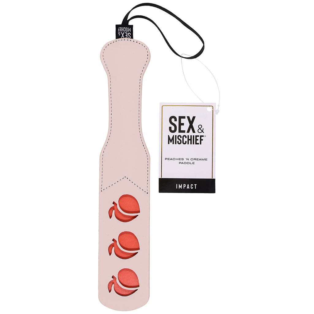 S&M Peaches 'n CreaMe Paddle - Tophatter's Adult Products Bondage and Fetish > Whips and Crops - Tophatter Daily Deals