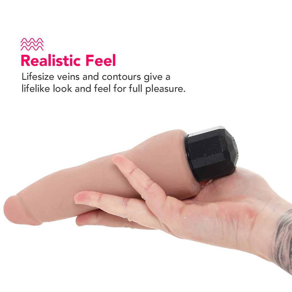 Au Natural Vanilla Ice 8.75 Inch Realistic Vibe Vibrators > Realistic Vibrator Dildos - Tophatter Daily Deals