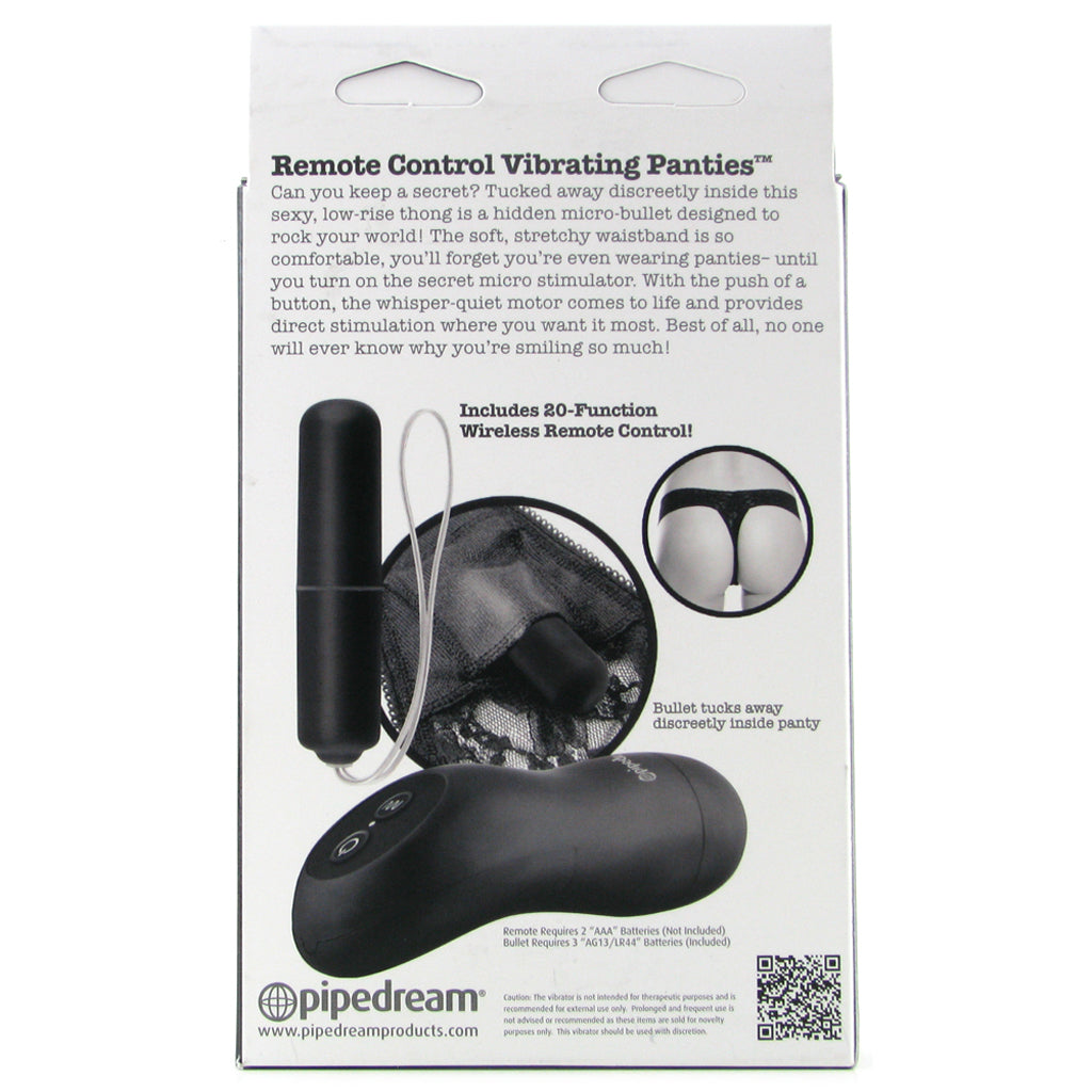 Fetish Fantasy Ltd Remote Panties in Black - Tophatter's Adult Products Vibrators > Wearable & Panty Vibrators - Tophatter Daily Deals