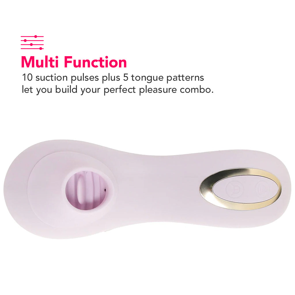 Delice Fleur Fluttering Suction Vibe Vibrators > Clitoral Stimulators - Tophatter Daily Deals