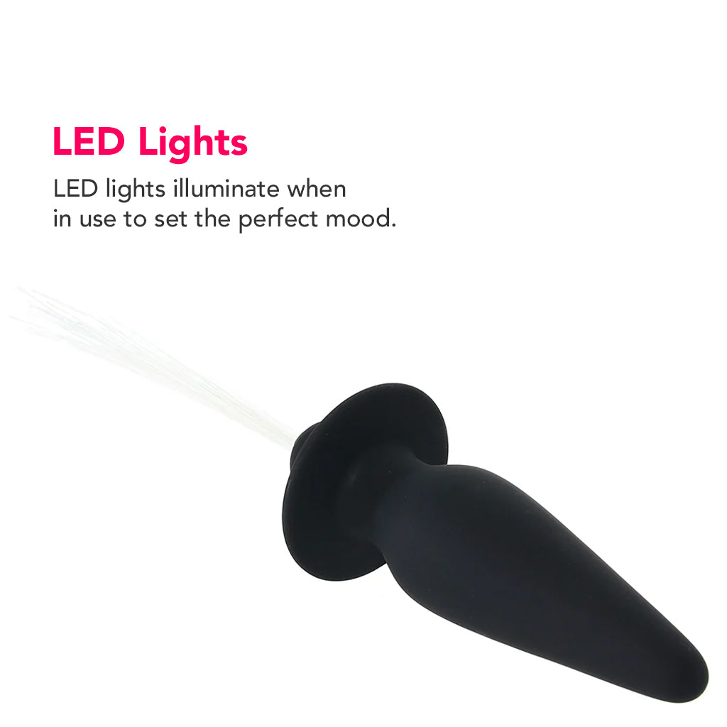 Southern Lights Vibrating Butt Plug in Black Anal Sex Toys > Butt Plugs - Tophatter Daily Deals