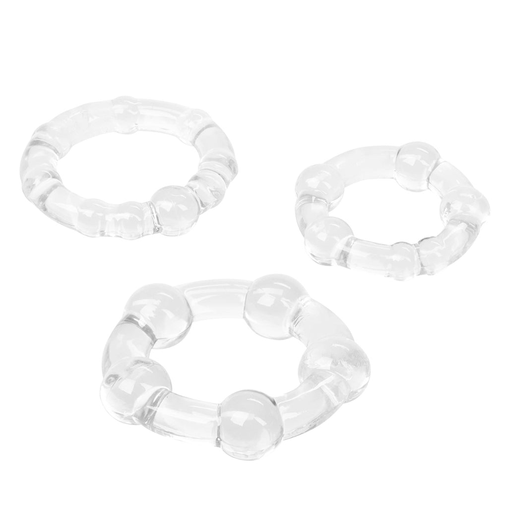 Island Rings in Clear - Tophatter's Adult Products Cock Rings - Tophatter Daily Deals