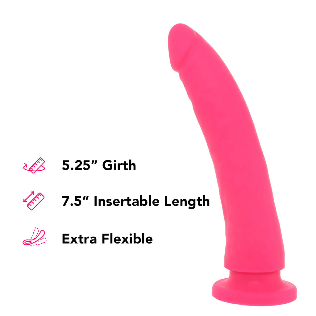 PinkCherry Premium 7.5 Inch Pink Silicone Realistic Dildo - Wholesale Prices (Limited Deals)