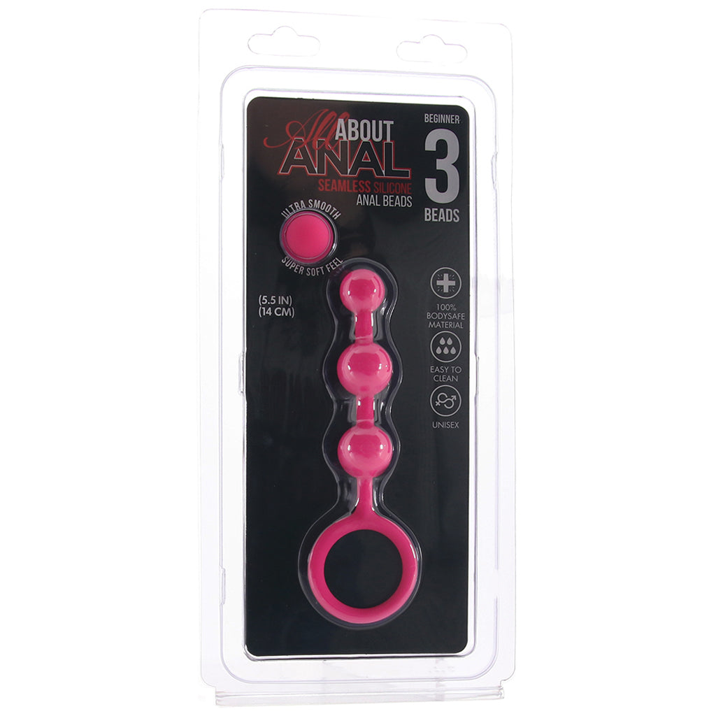 All About Anal Silicone Triple Beads Anal Sex Toys > Anal Beads - Tophatter Daily Deals