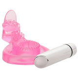 PinkCherry Dual Clit Flicker Cock Ring Vibrators > Vibrating Cock Rings - Tophatter Daily Deals