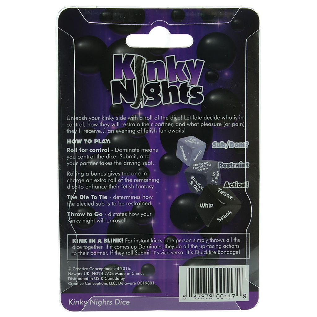 Kinky Nights Bondage Dare Dice - Tophatter's Adult Products Sensual Love > Games - Tophatter Daily Deals