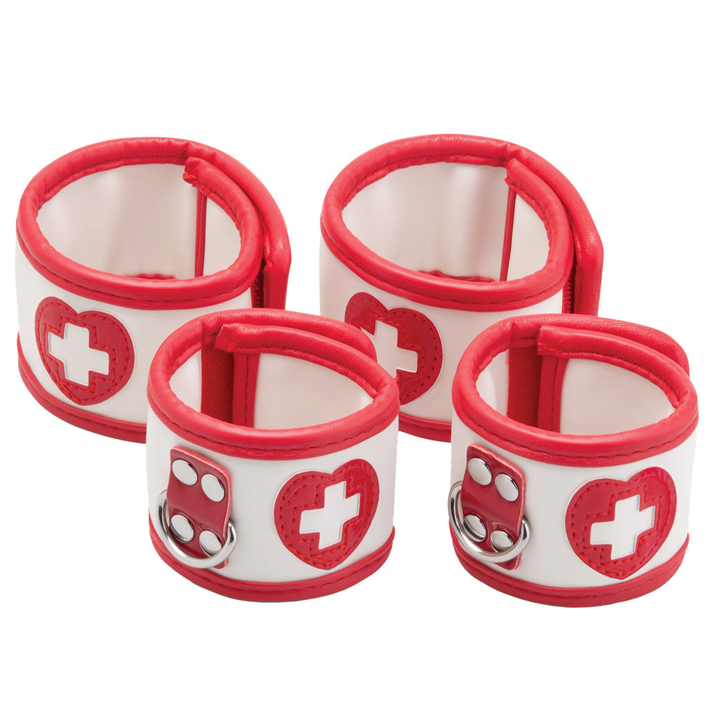 Naughty Nurse 5 Piece BDSM Set Bondage and Fetish > Restraints - Tophatter Daily Deals