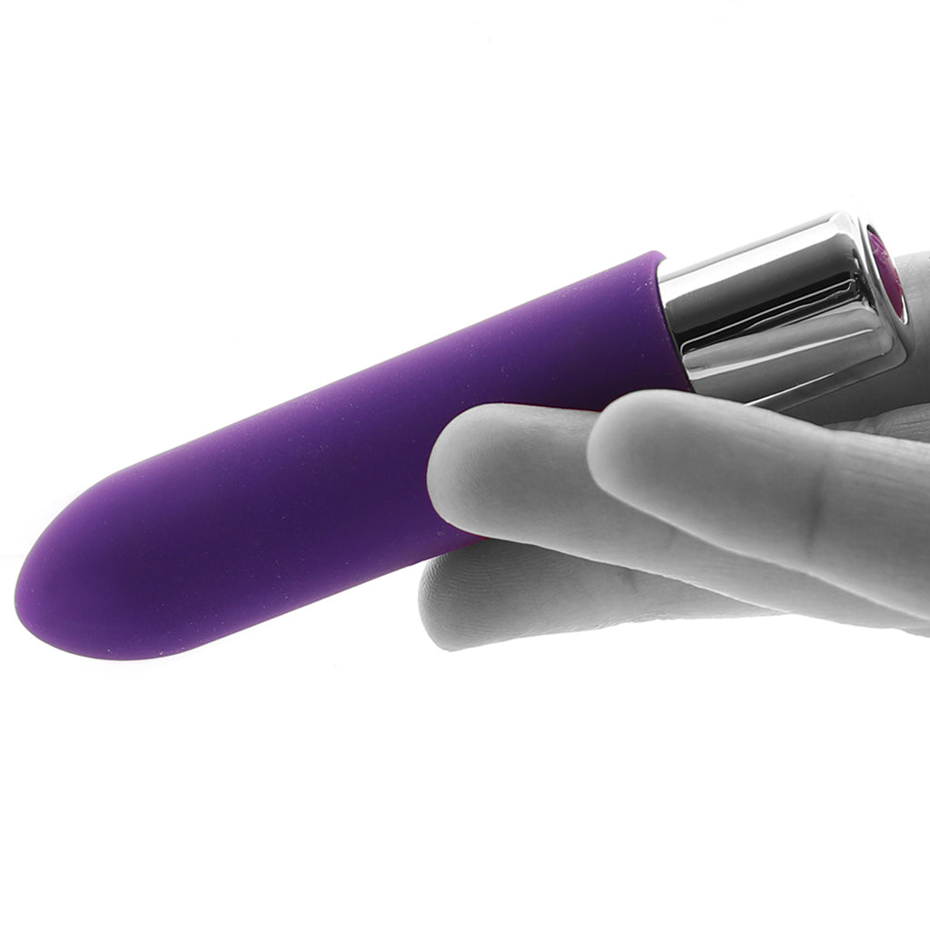 Bam Mini Rechargeable Bullet Vibe in In To You Indigo Vibrators > Bullet and Egg Vibrators - Tophatter Daily Deals