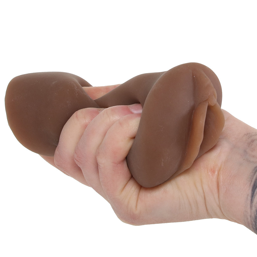 Vivid Raw Pound It Pure Skin Stroker in Brown Male Masturbators > Pocket Strokers - Tophatter Daily Deals