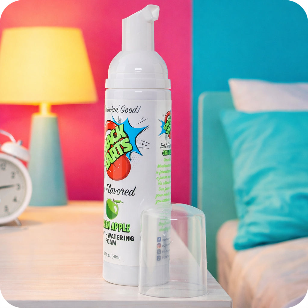 Smack Tarts Mouthwatering Foam 2.7oz/80ml in Green Apple Lubes and Lotions > Flavored Sex Lubes - Tophatter Daily Deals