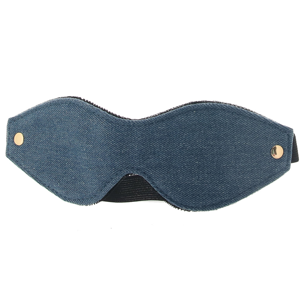 Ride 'Em Denim Eye Mask Bondage and Fetish > Pleasure Masks and Dress Up Play - Tophatter Daily Deals