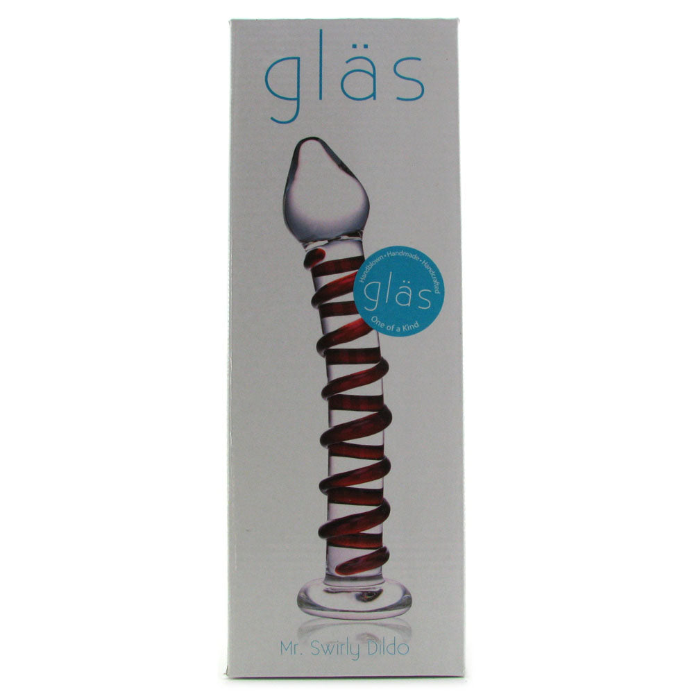 gläs Mr. Swirly Glass Dildo Dildo Sex Toys > G-Spot Dildos - Tophatter Daily Deals