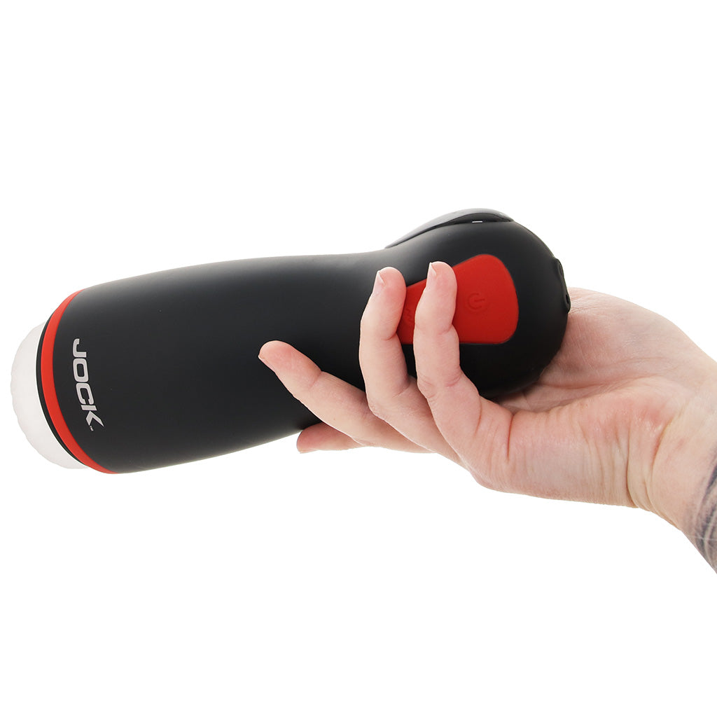 Jock Blaze Vibrating, Sucking & Warming Stroker Male Masturbators > Auto Strokers - Tophatter Daily Deals
