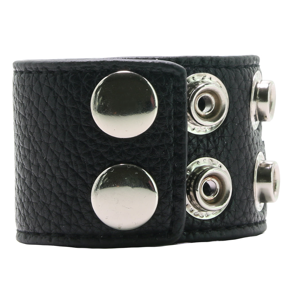 Blue Line 1.5 Inch Cock Ring with Ball Strap - Tophatter's Adult Sex Toys Online Bondage and Fetish > Cock and Ball Devices - Tophatter Daily Deals