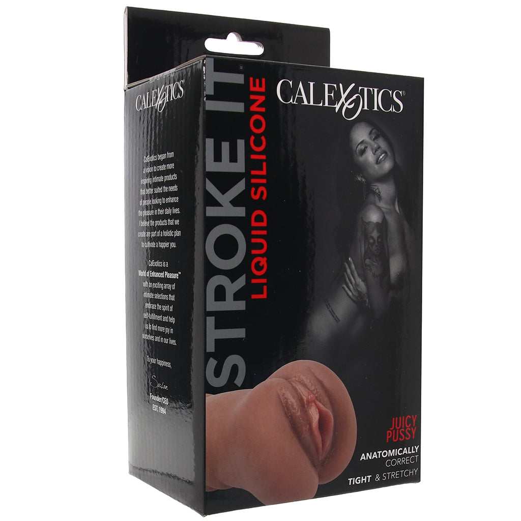 Stroke It Juicy Pussy Stroker in Brown Male Masturbators > Pocket Strokers - Tophatter Daily Deals