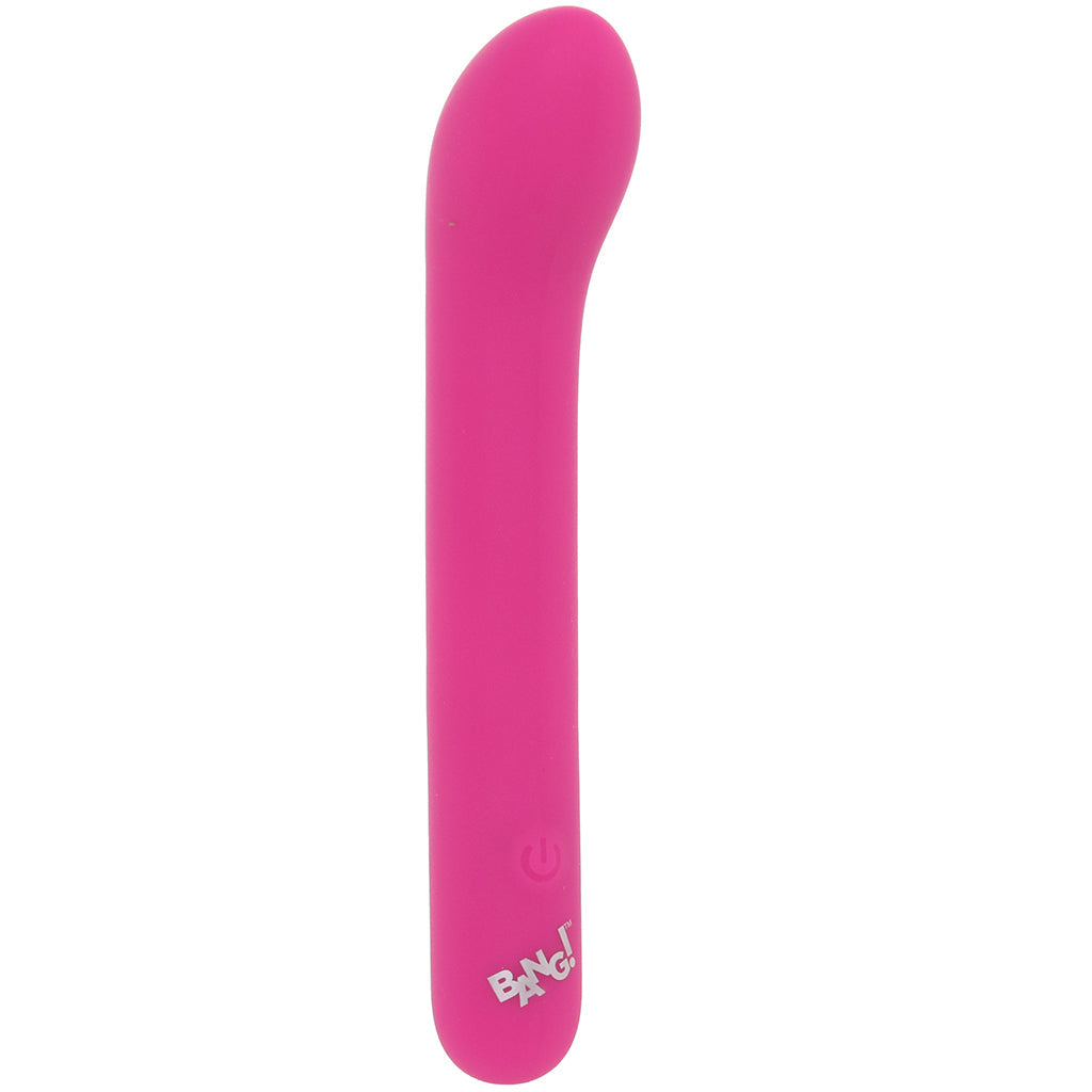 Bang! Flexible Silicone G-Spot Vibe in Pink Vibrators > G-Spot Vibrators - Tophatter Daily Deals