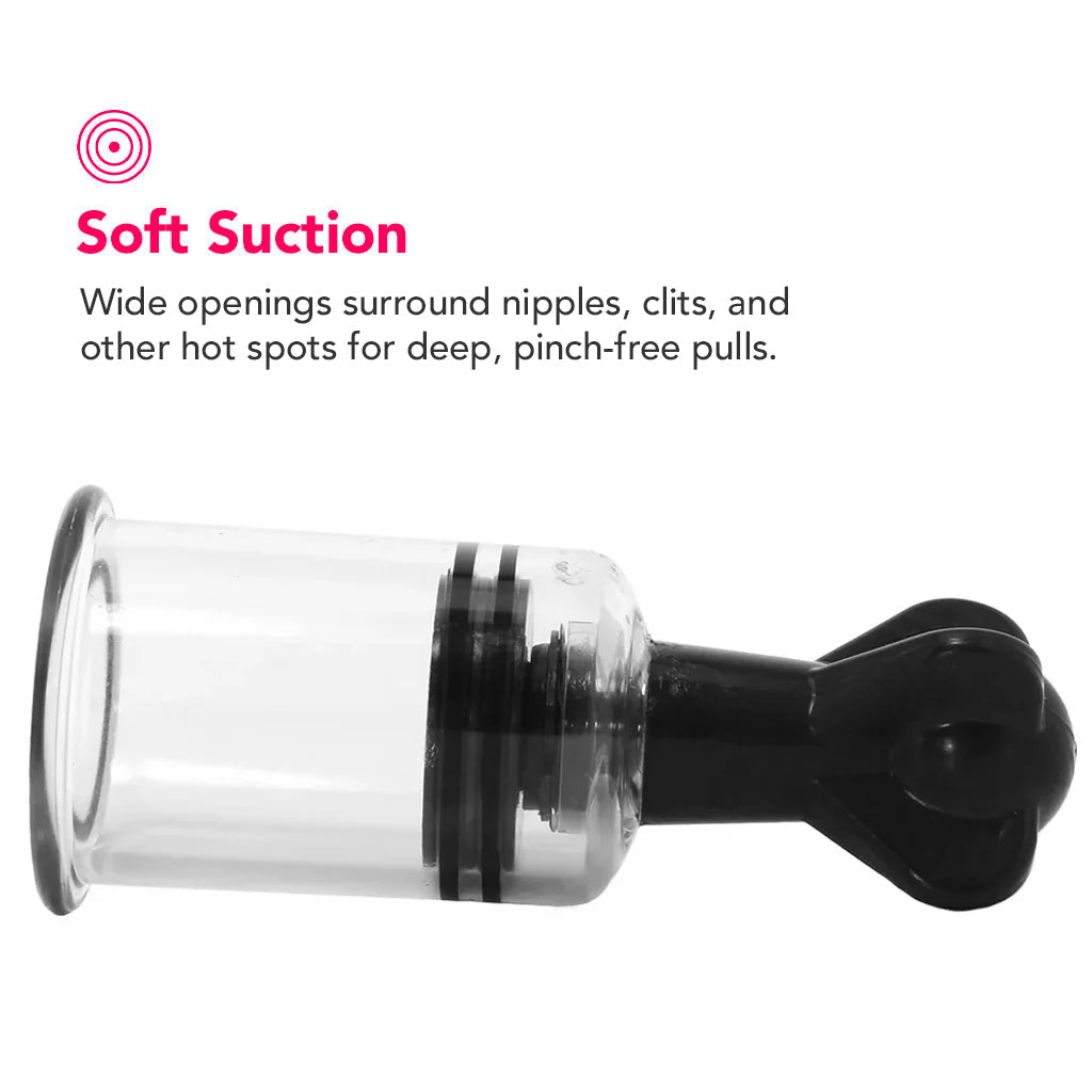 Super Suckers Nipple Pumps Bondage and Fetish > Nipple Stimulators & Clamps - Tophatter Daily Deals