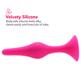 Luxe Beginner Silicone Butt Plug Kit in Pink Anal Sex Toys > Butt Plugs - Tophatter Daily Deals