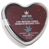 3-in-1 Massage Heart Candle 4oz/113g in Stiletto Lubes and Lotions > Erotic Massage Oils - Tophatter Daily Deals