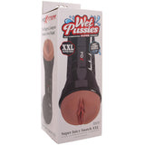 PDX Wet Pussies Super Juicy Snatch XXL Stroker in Brown - Tophatter's Adult Sex Toys Online Male Masturbators > Pocket Strokers - Tophatter Daily Deals