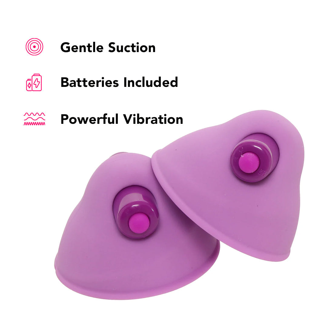 Fantasy For Her Vibrating Nipple Suck-Hers in Purple Bondage and Fetish > Nipple Stimulators & Clamps - Tophatter Daily Deals