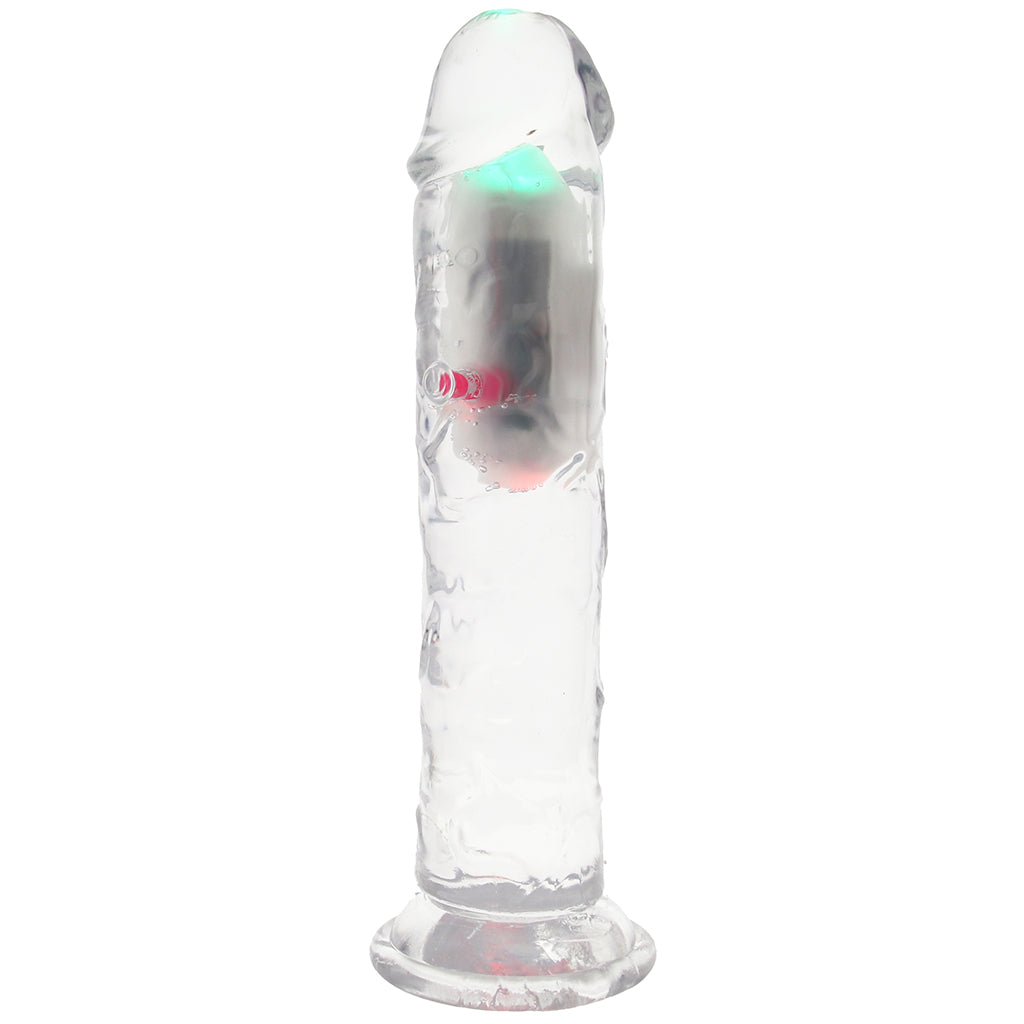 RealRock 8 Inch Light Up Vibrating Dildo - Tophatter's Adult Sex Toys Online Vibrators > Realistic Vibrator Dildos - Tophatter Daily Deals