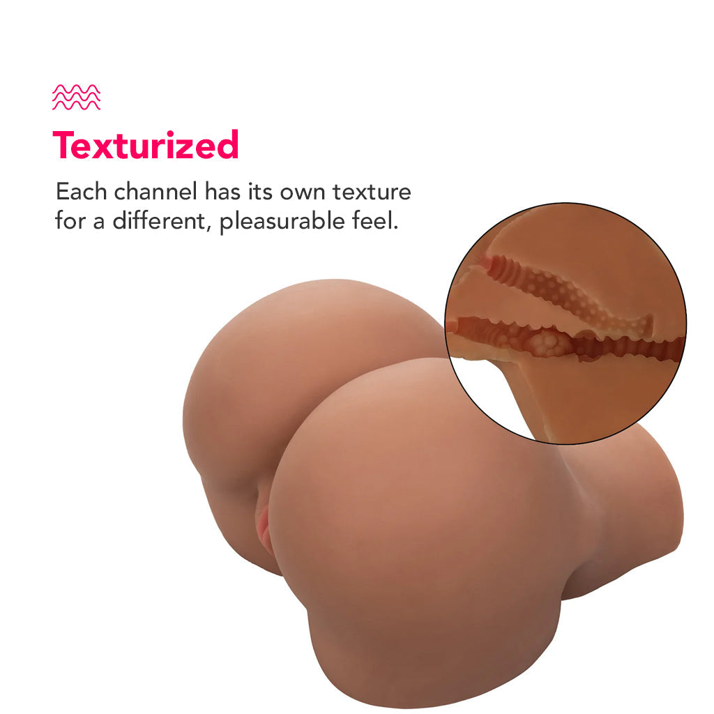 Stroke It BBL Booty Life Like Masturbator in Brown - Tophatter's Adult Products Male Masturbators > Full Sized - Tophatter Daily Deals