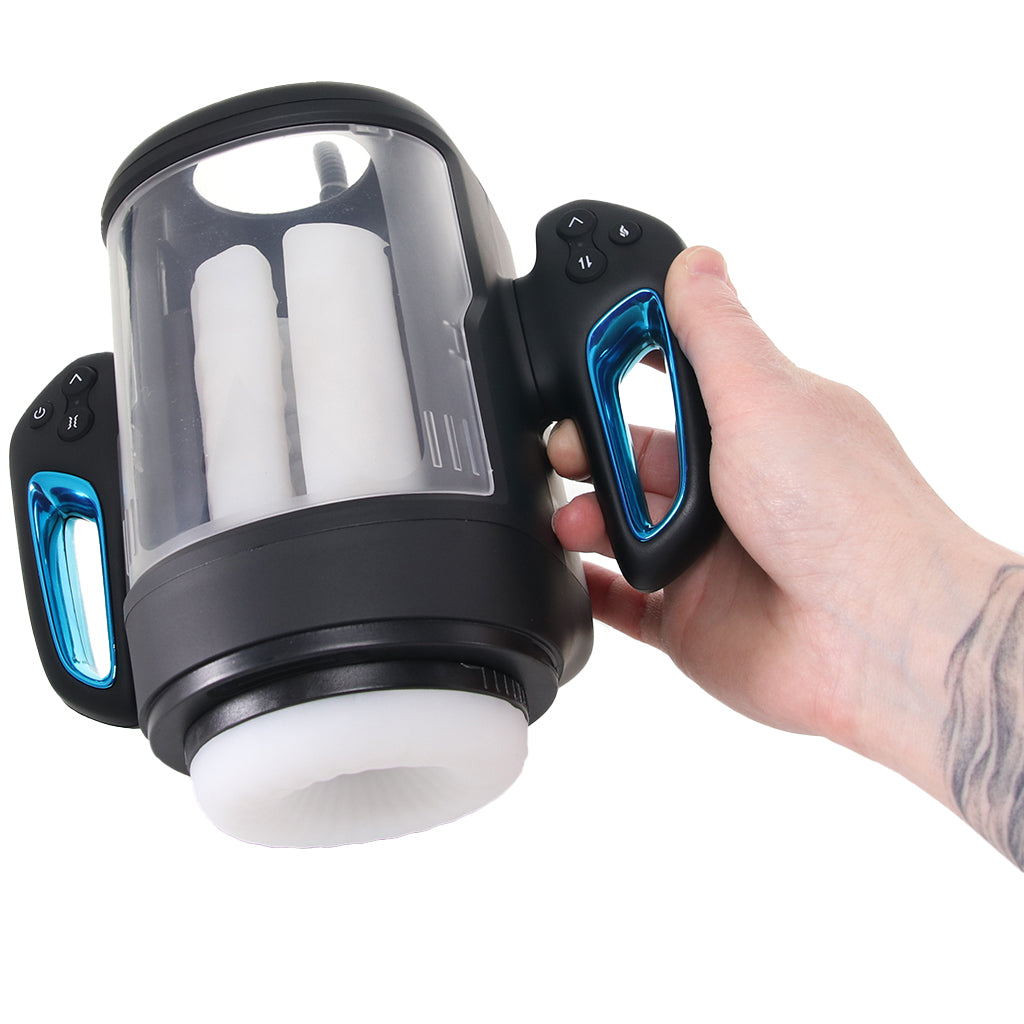 Cyber Milker Stroking & Vibrating Masturbator - Tophatter's Adult Sex Toys Online Male Masturbators > Auto Strokers - Tophatter Daily Deals