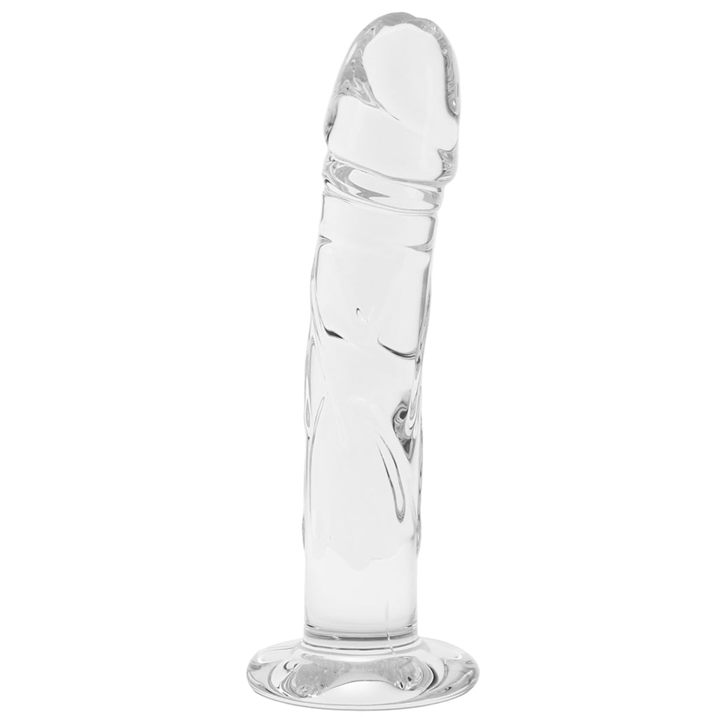 Blown Medium 7 Inch Realistic Glass Dildo - Tophatter's Adult Products Dildo Sex Toys > Pyrex Glass Dildos - Tophatter Daily Deals