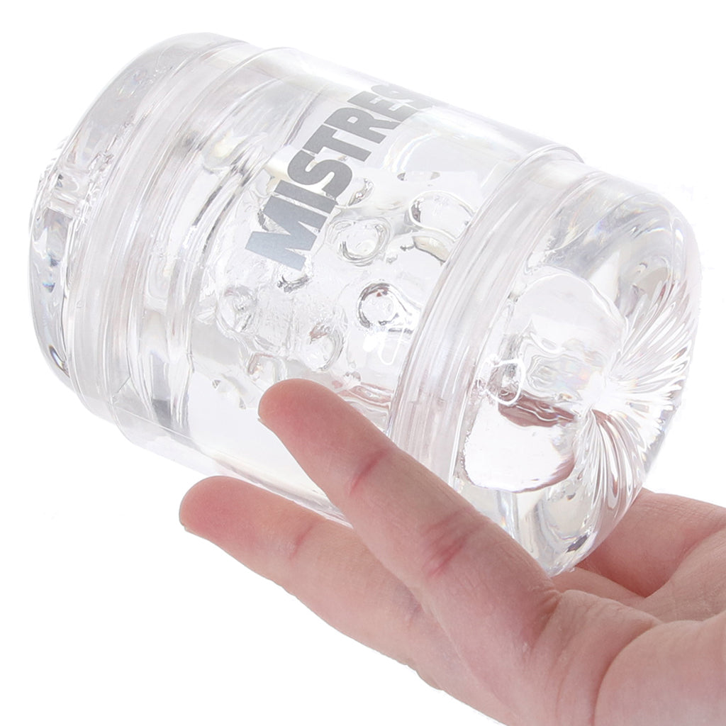Mistress Double Shot Pussy & Ass Stroker in Clear Male Masturbators > Pocket Strokers - Tophatter Daily Deals