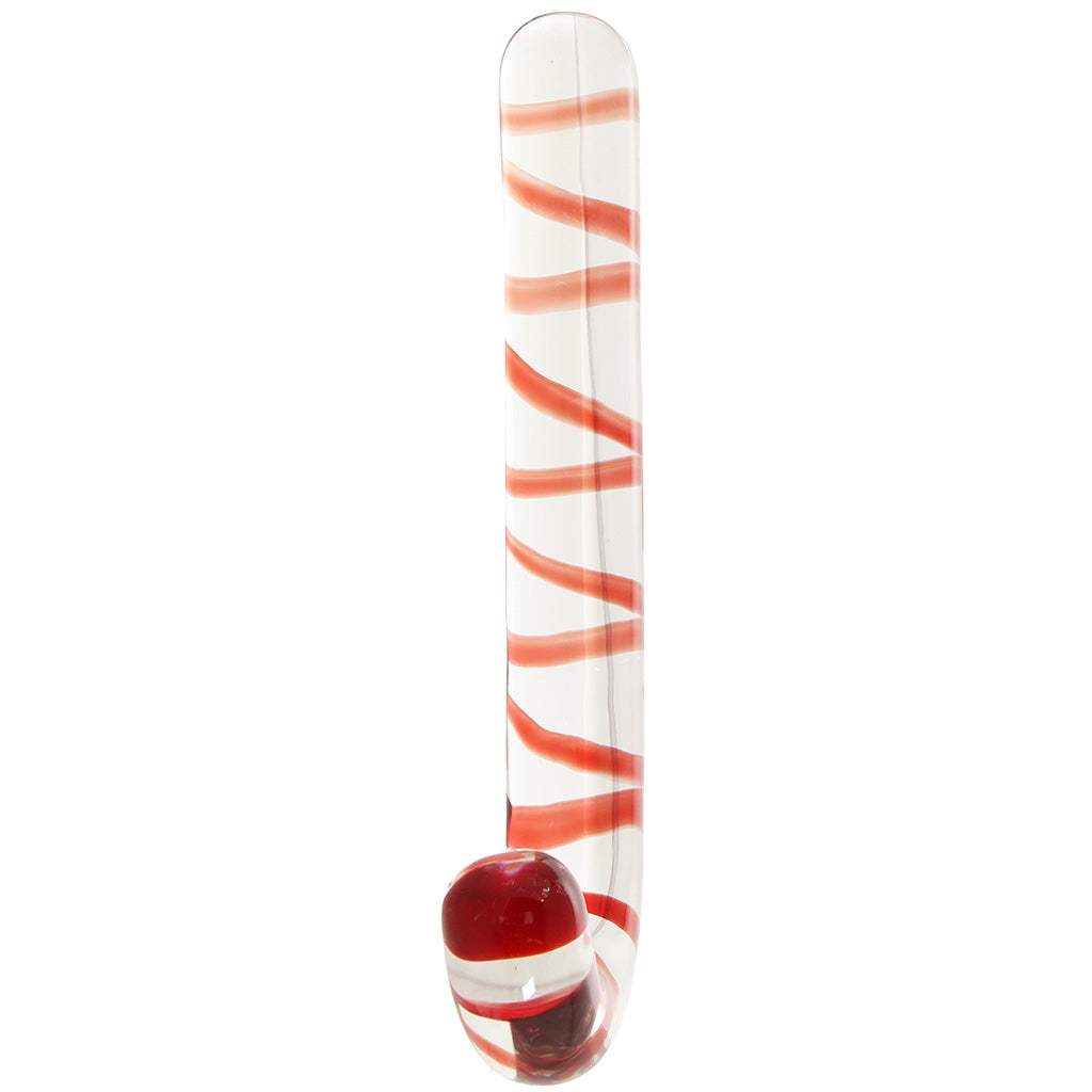 gläs Candy Cane Dream Glass Dildo Dildo Sex Toys > G-Spot Dildos - Tophatter Daily Deals