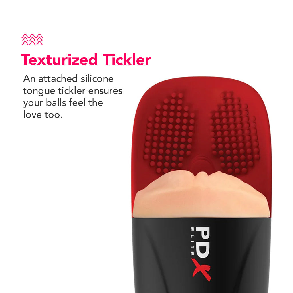 PDX Elite Fap-O-Matic Pro XL Suction Stroker in Light - Tophatter's Adult Sex Toys Online Male Masturbators > Auto Strokers - Tophatter Daily Deals