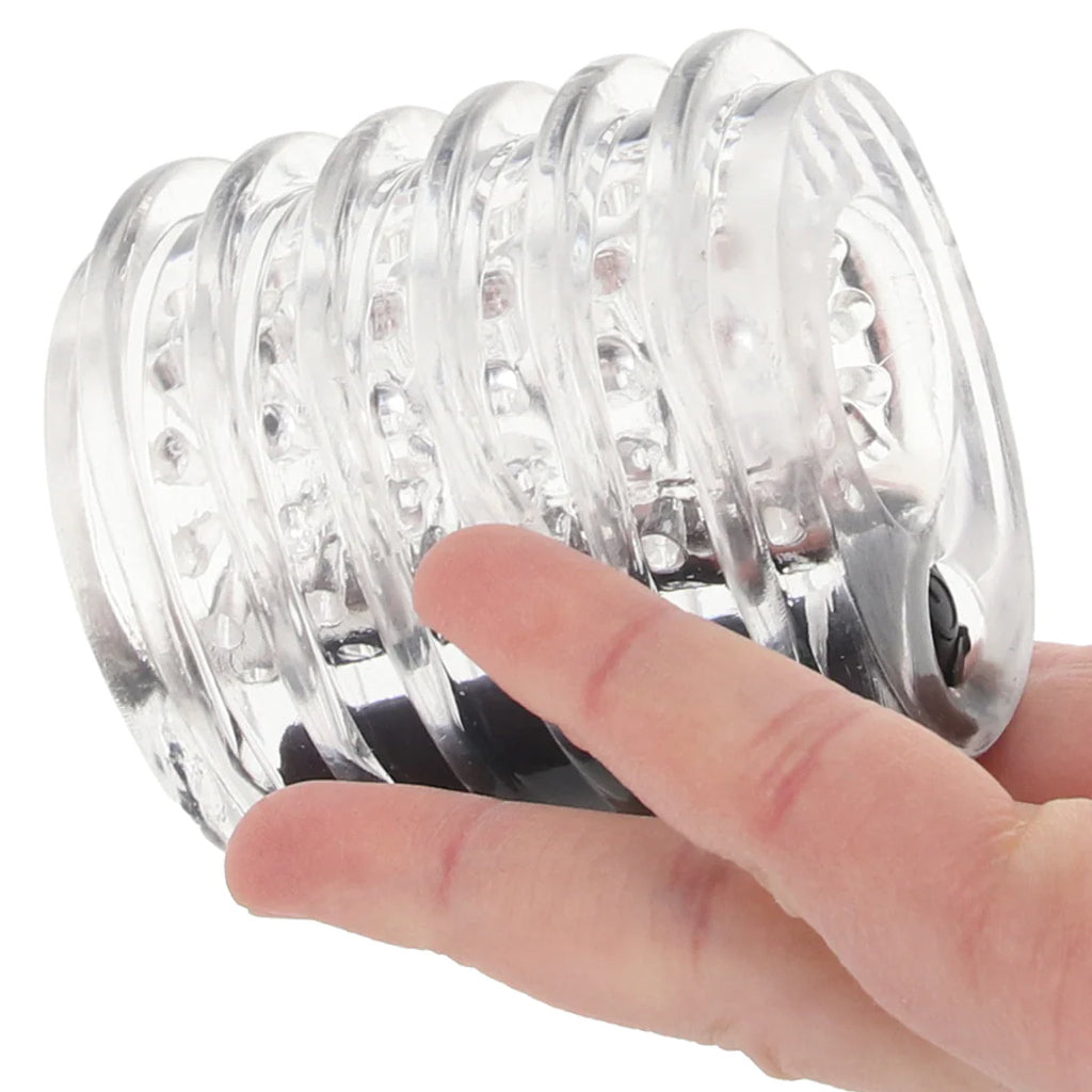 PinkCherry Sensation Vibrating Blowjob Stroker - Tophatter's Adult Products Male Masturbators > Discreet Masturbators - Tophatter Daily Deals