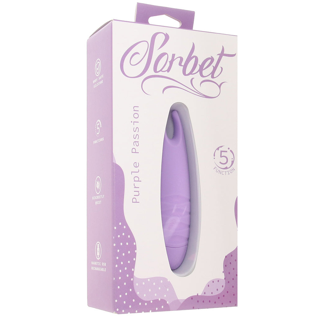 Sorbet Purple Passion Tickler Vibe Vibrators > Clitoral Stimulators - Tophatter Daily Deals