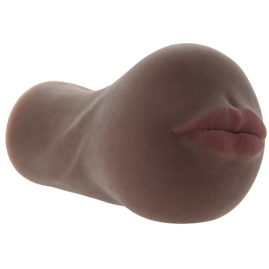 Stroke It Anatomical Mouth Stroker in Brown Male Masturbators > Mouth Masturbators & Strokers - Tophatter Daily Deals