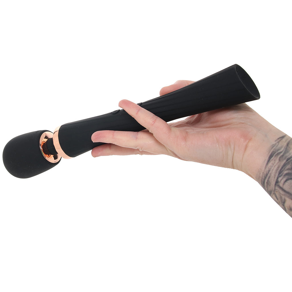 PinkCherry Luxury Slim Rechargeable Wand in Black - Tophatter's Adult Sex Toys Online Vibrators > Wands - Tophatter Daily Deals