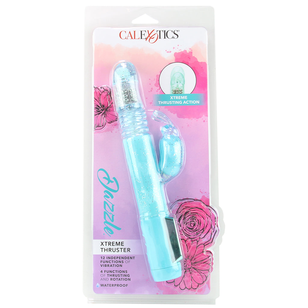 Dazzle Xtreme Thruster Rabbit Vibe in Teal Vibrators > Rabbit Vibrators - Tophatter Daily Deals