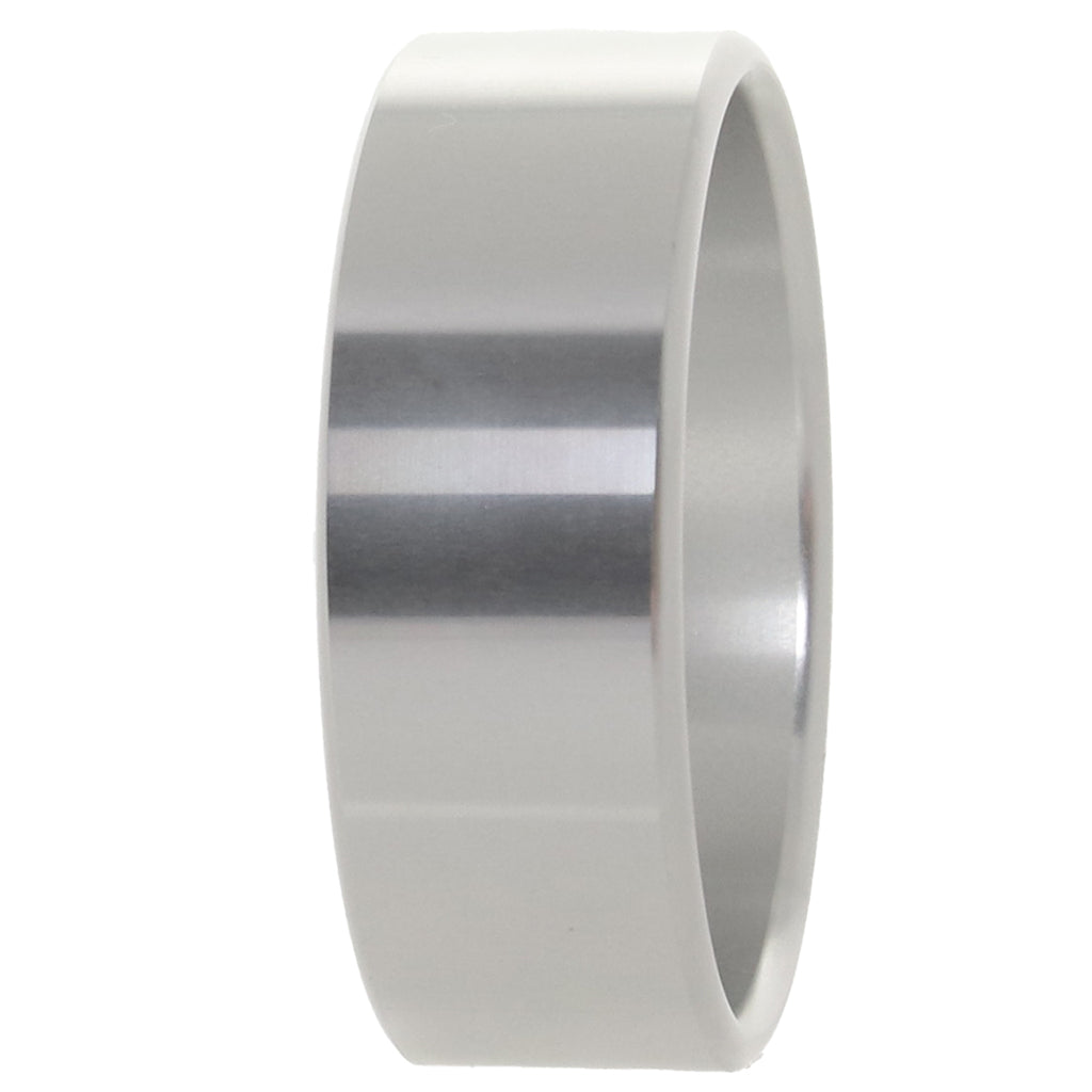 Rock Solid The Brushed Alloy Cock Ring in X-Large Cock Rings - Tophatter Daily Deals