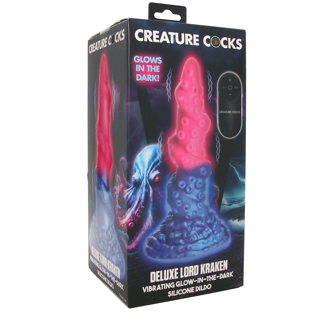 Creature Cocks Glowing Deluxe Lord Kraken Vibe - Tophatter's Vibrator Deals Online Dildo Sex Toys > Fantasy Dildos - Tophatter Daily Deals