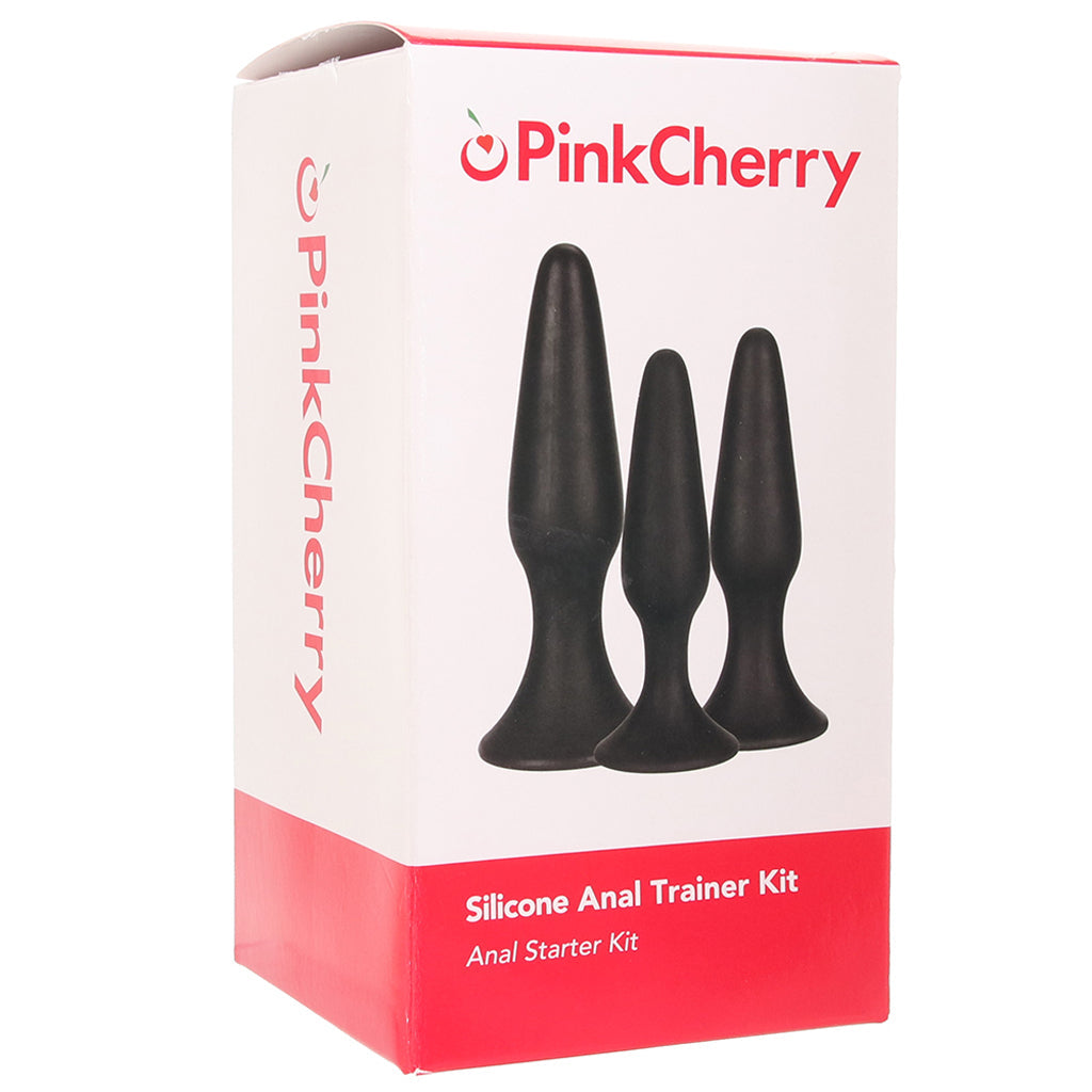 PinkCherry Silicone Anal Trainer Kit in Black Anal Sex Toys > Butt Plugs - Tophatter Daily Deals