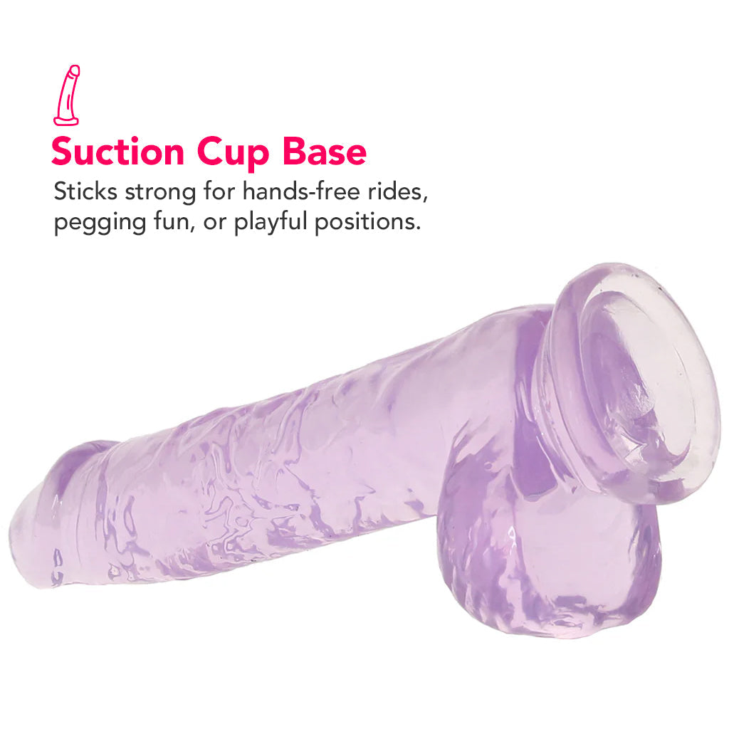 Naturally Yours 6 Inch Crystalline Dildo in Amethyst Dildo Sex Toys > Realistic Dildos - Tophatter Daily Deals