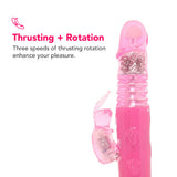 PinkCherry Thrusting Bunny Vibe Vibrators > Rabbit Vibrators - Tophatter Daily Deals
