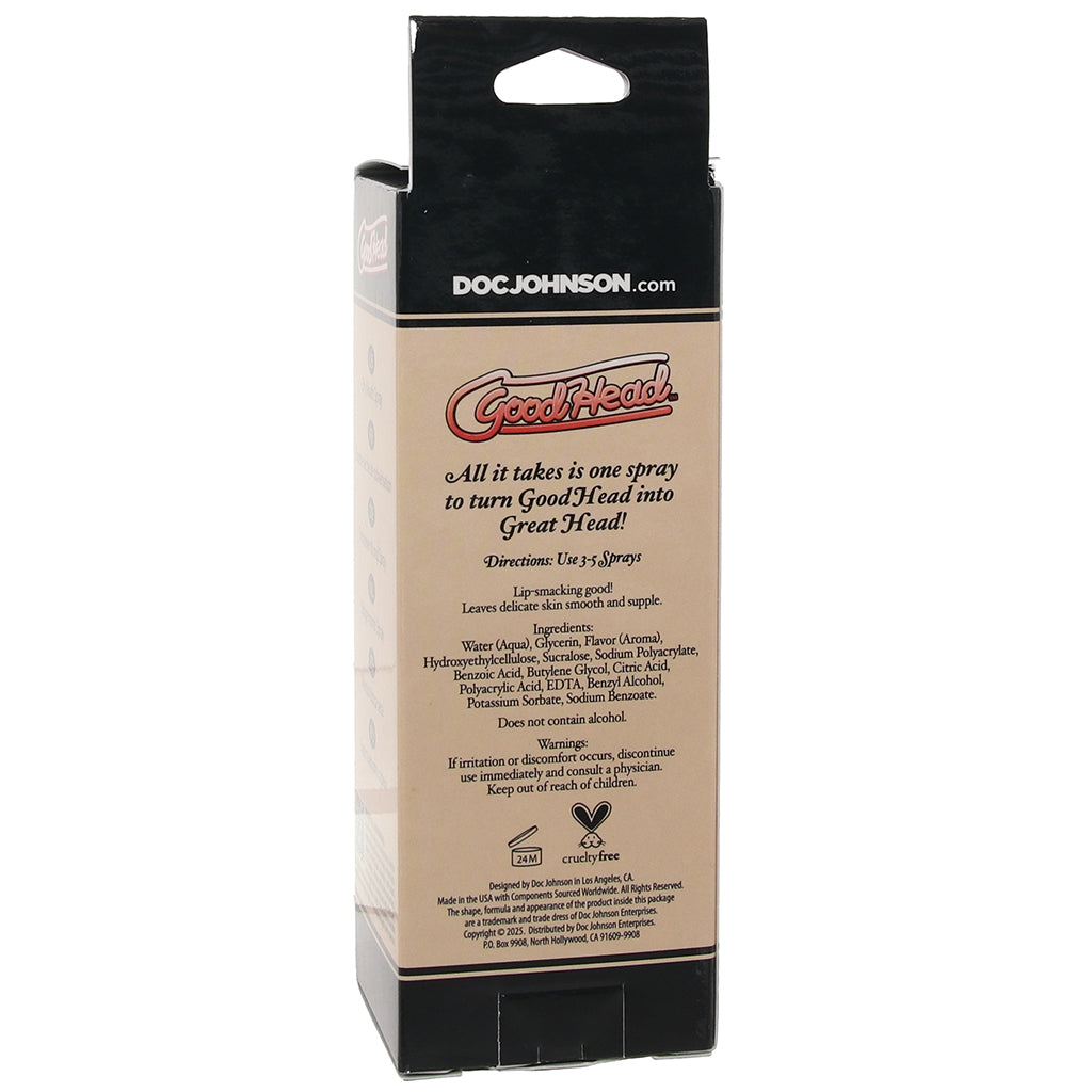 GoodHead Juicy Mouth Spray 2oz/59ml in Strawberries & Champ Lubes and Lotions > Flavored Sex Lubes - Tophatter Daily Deals