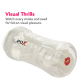 PDX Elite ViewTube Plus See-Thru EZ-Grip Stroker Male Masturbators > Discreet Masturbators - Tophatter Daily Deals